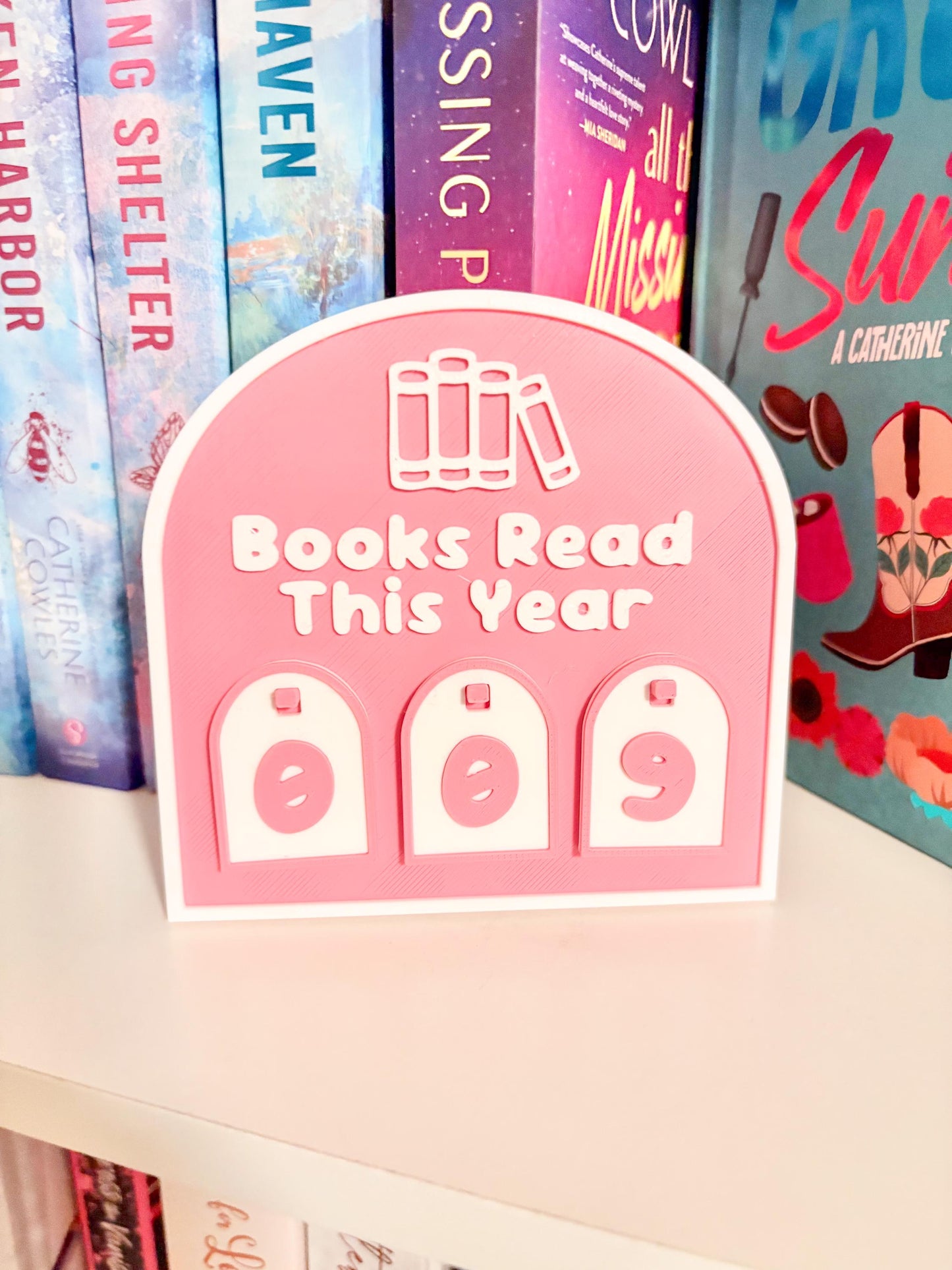 Books I Read Bookshelf sign