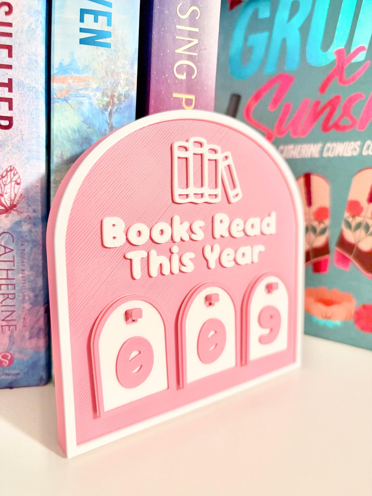 Books I Read Bookshelf sign