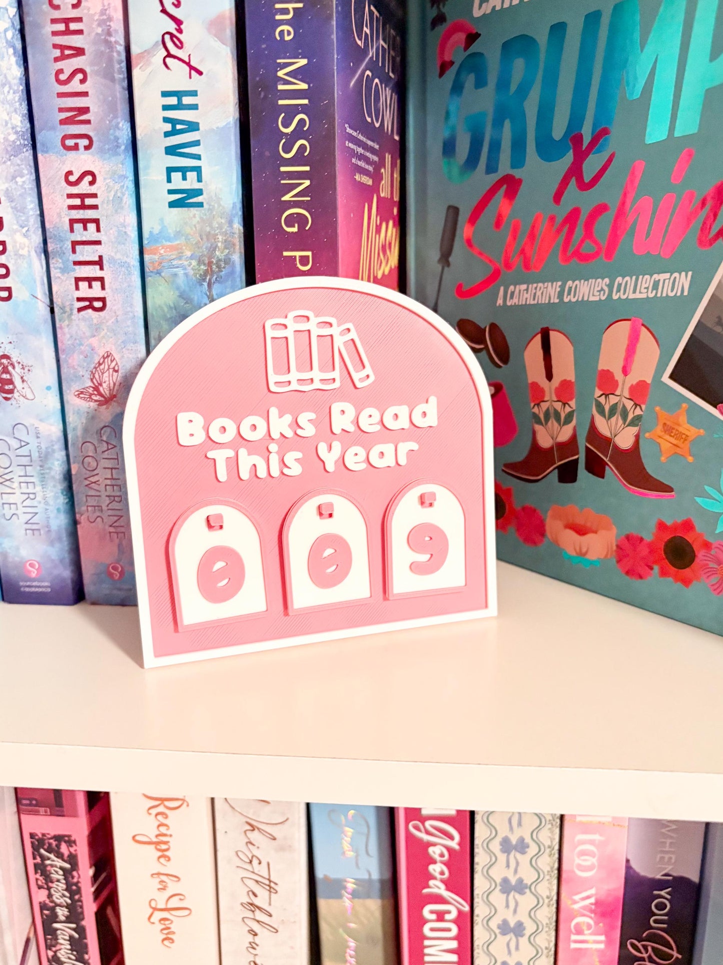 Books I Read Bookshelf sign