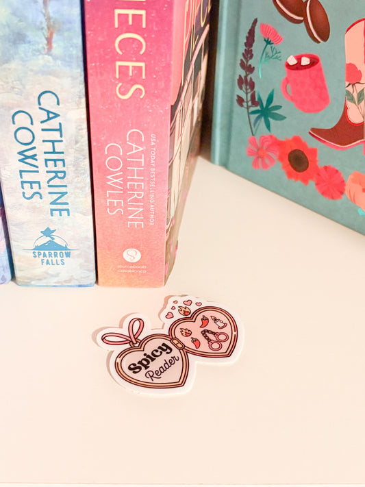 Spicy Reader Sticker