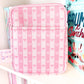 Pink Striped Bow Kindle Sleeve