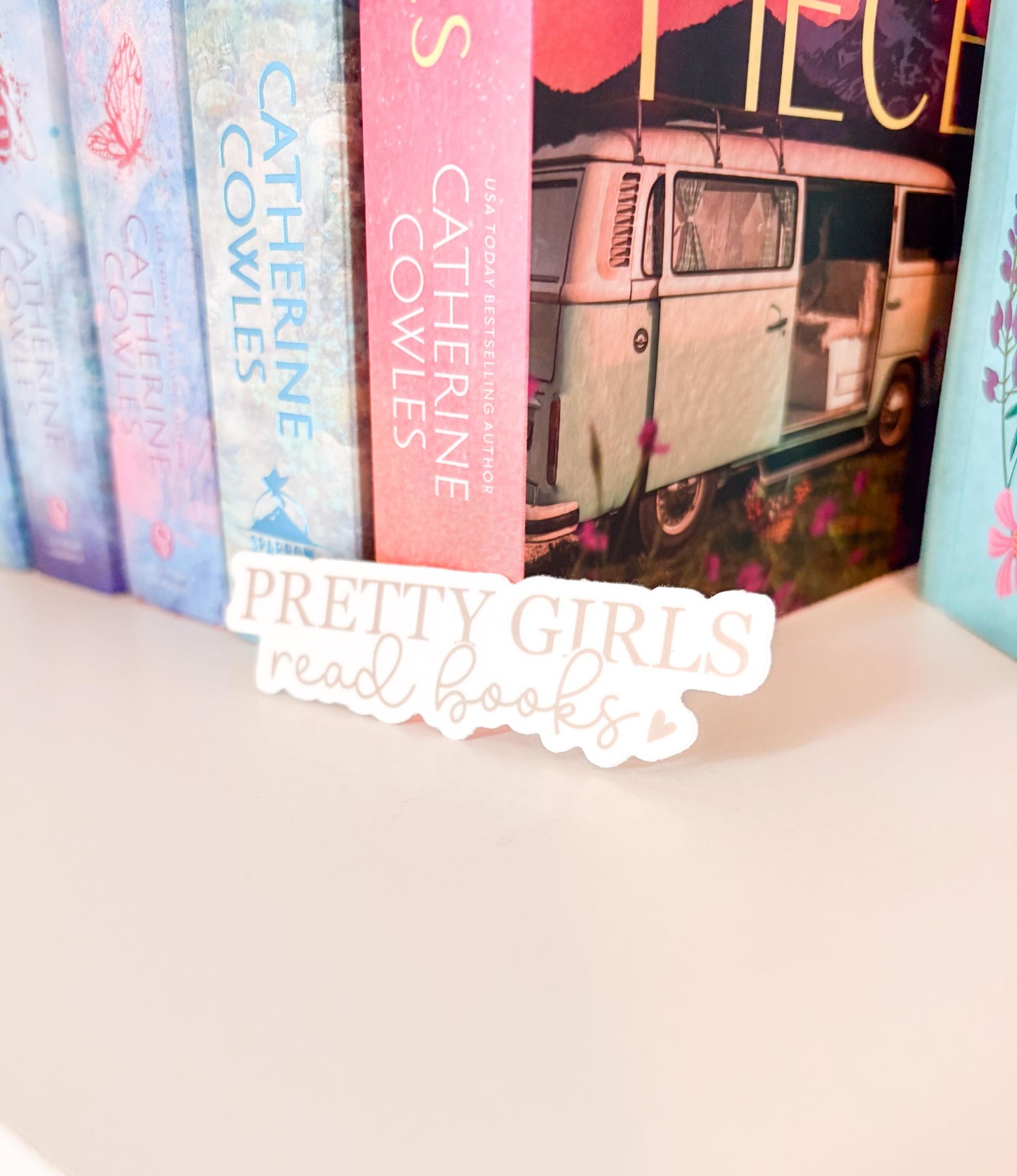 Pretty Girls Read Books Sticker