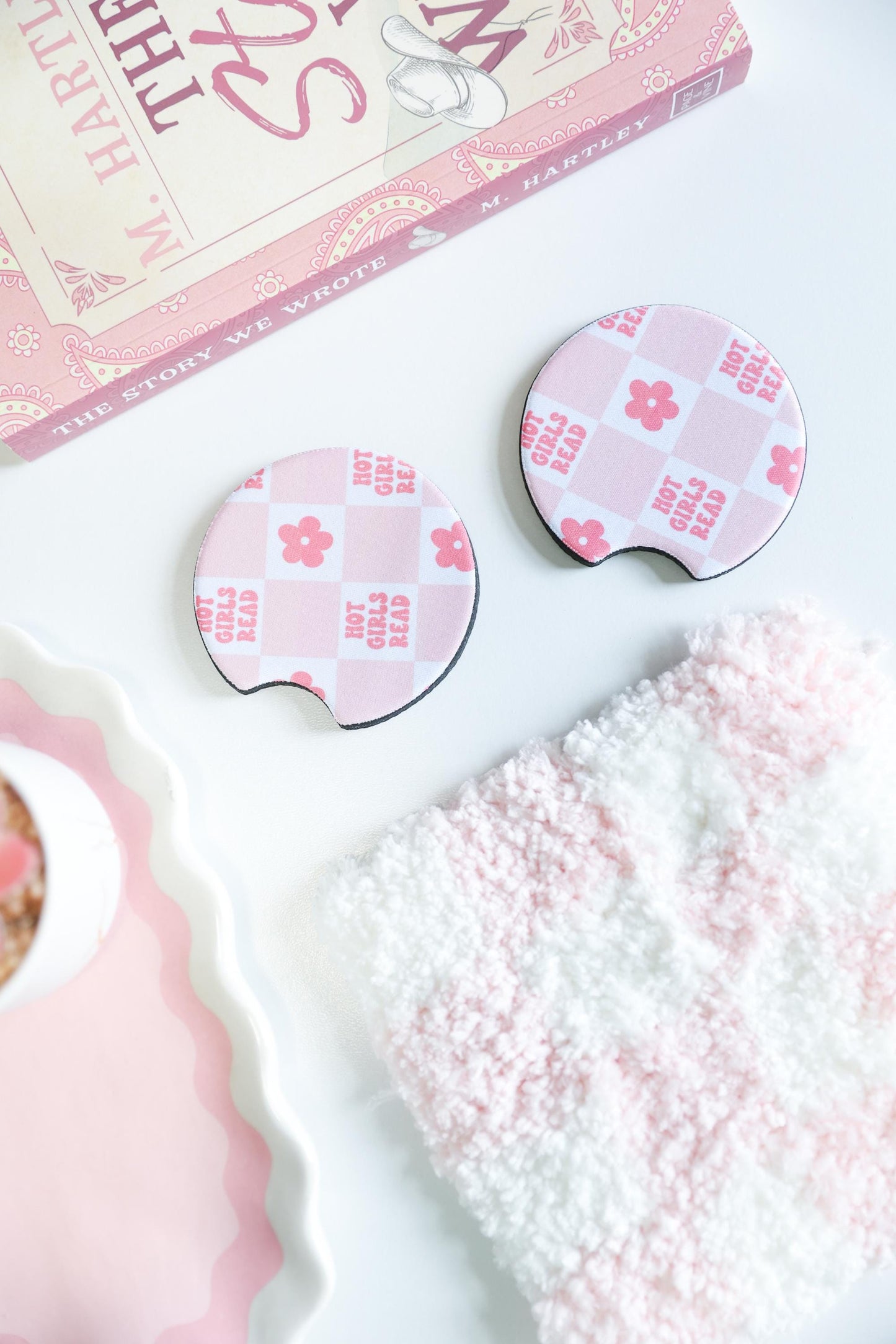 Bookish Car Coasters