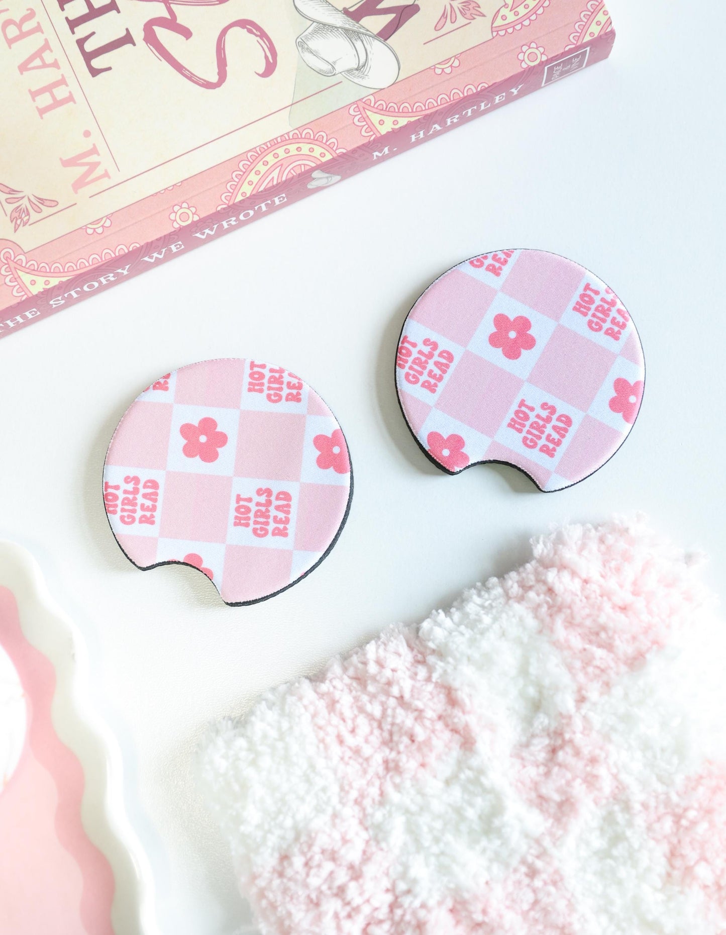 Bookish Car Coasters