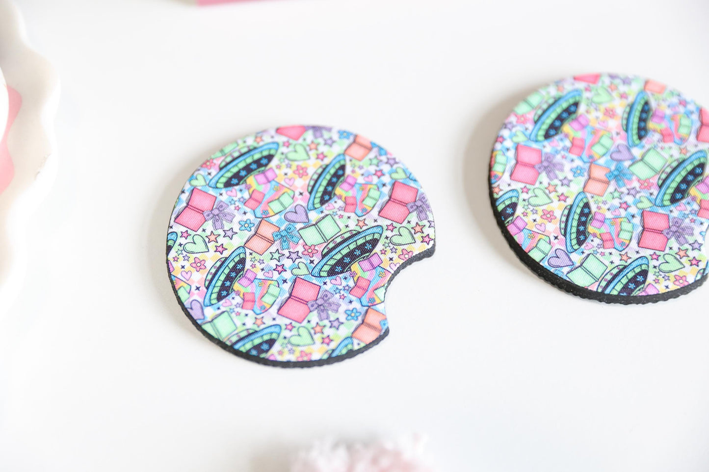 UFO Book Car Coasters