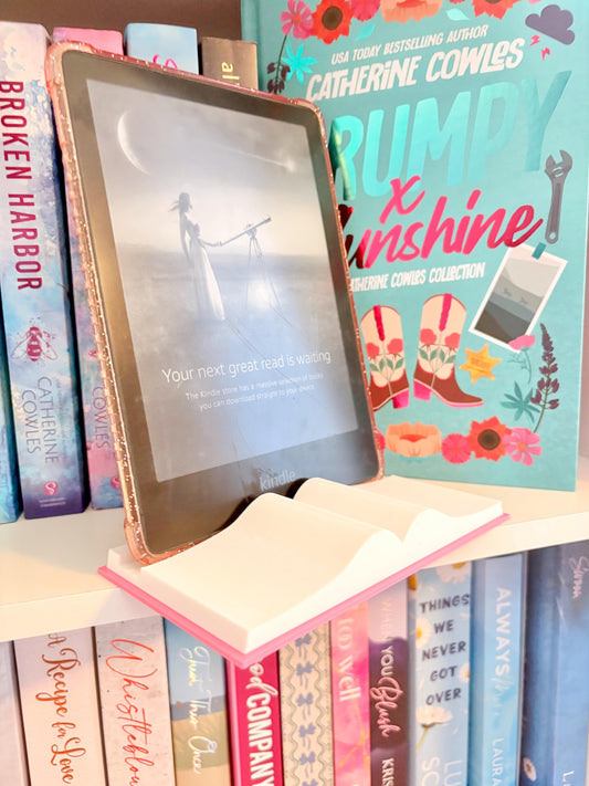 Open Book Kindle Holder