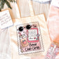 Book Club Girlie Tote Bag