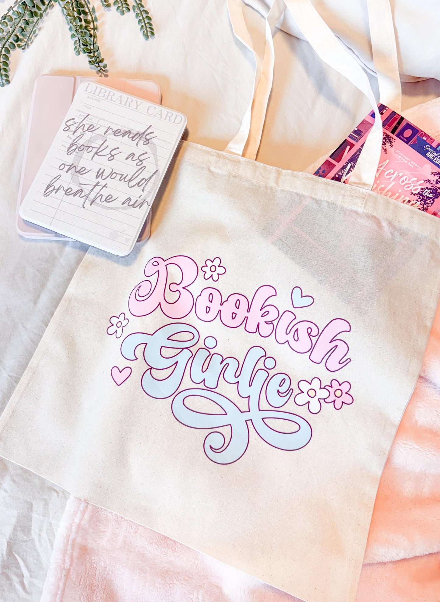 Bookish Girlie Tote Bag