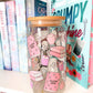 Pink Bookish Girlie Glass Tumbler