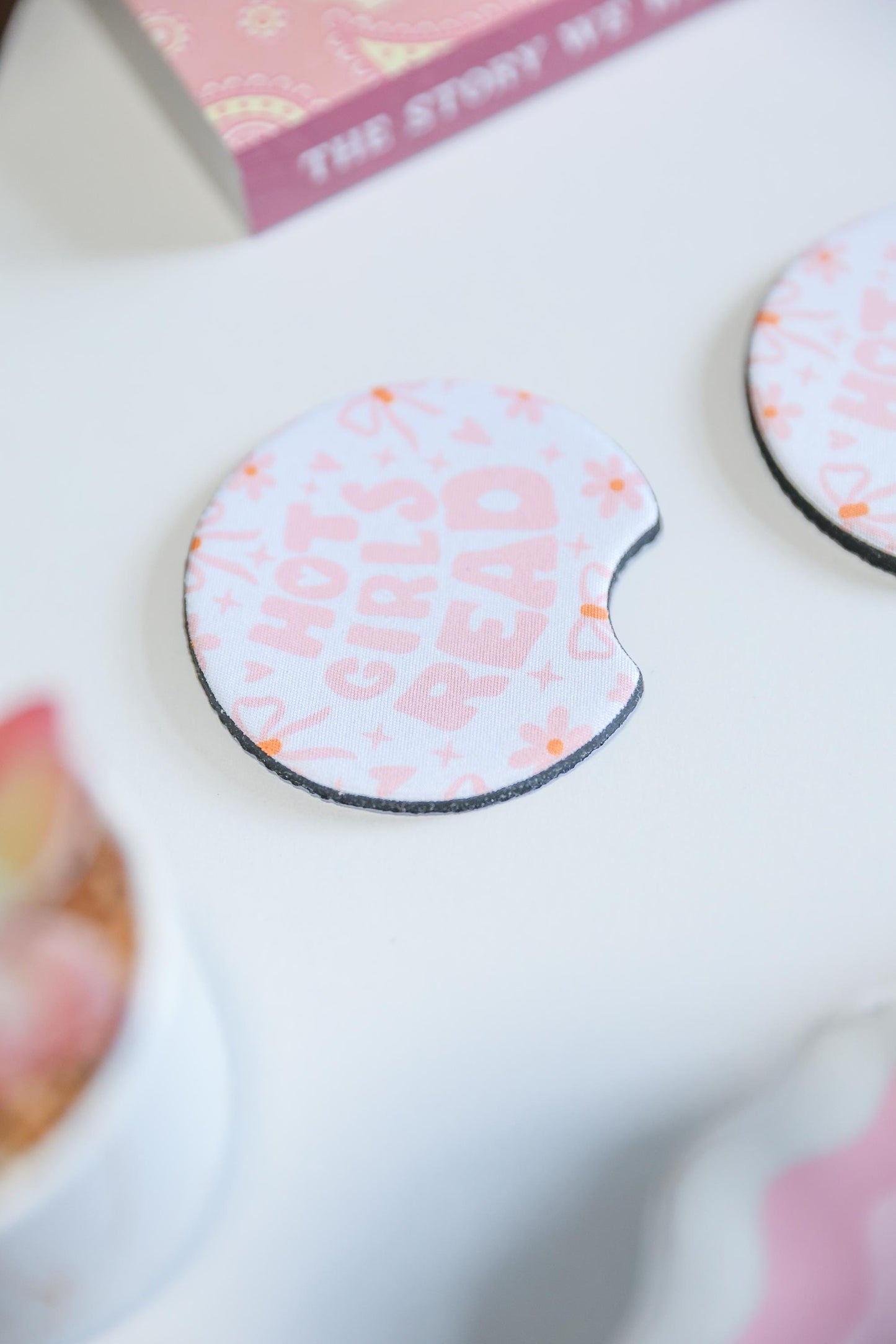 Bookish Car Coasters (Set of 2)