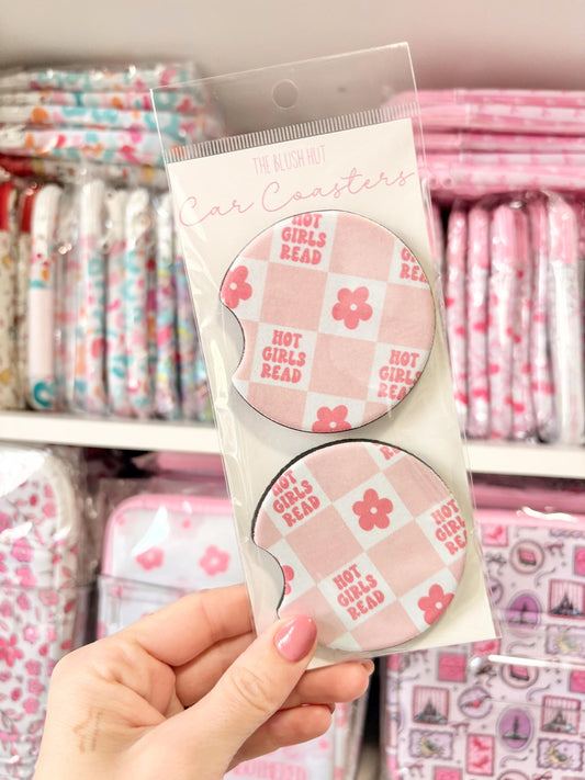 Bookish Car Coasters