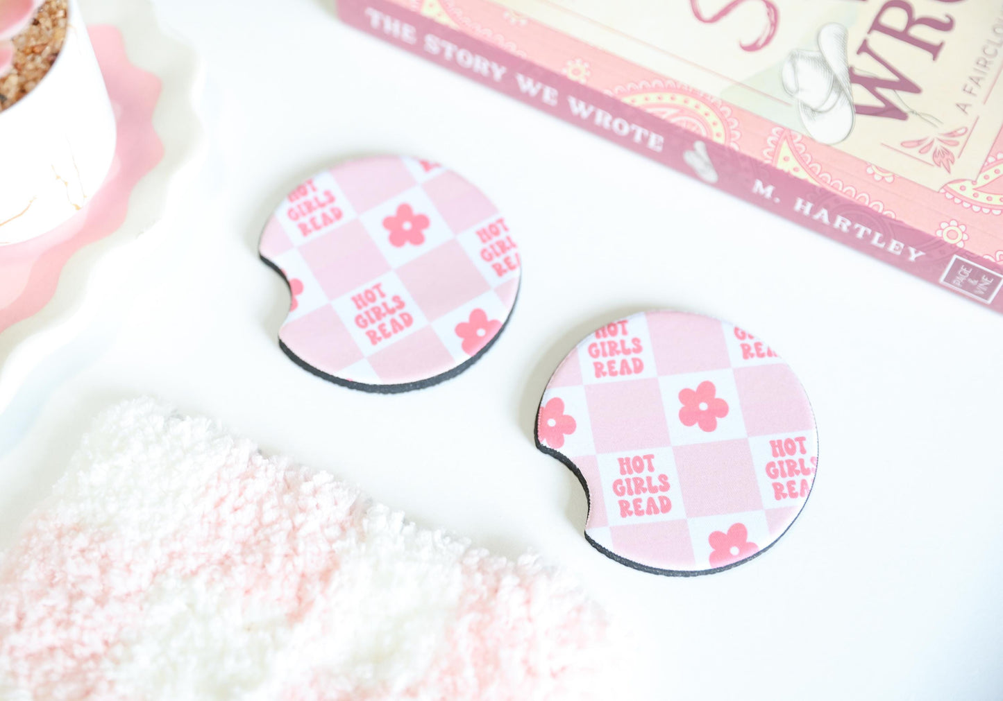 Bookish Car Coasters