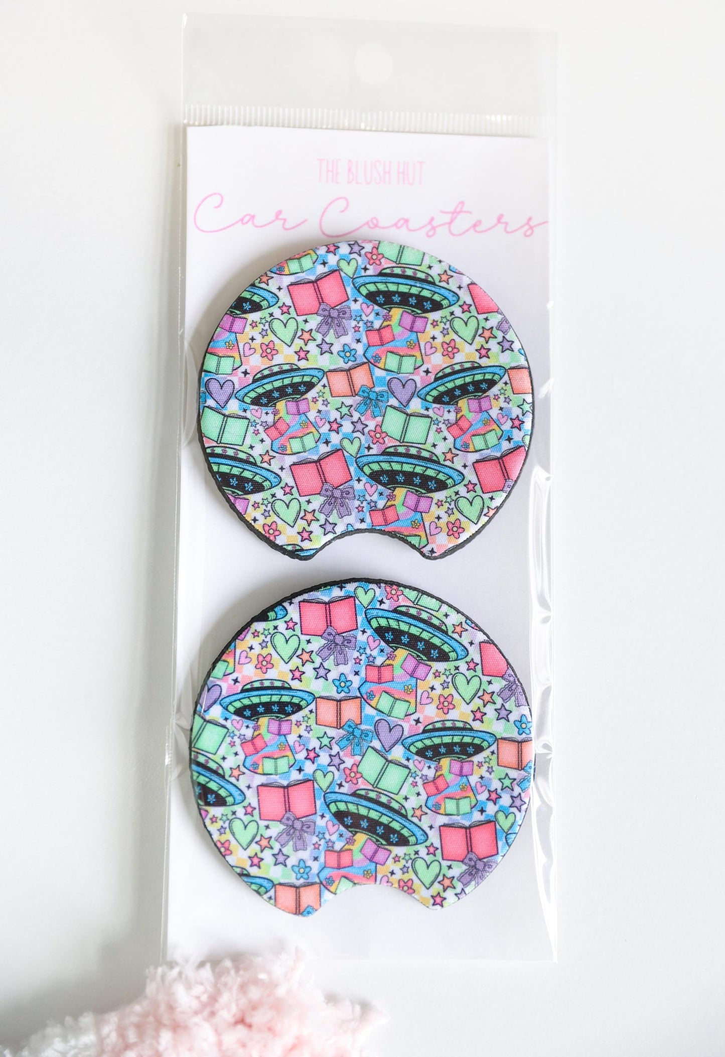 UFO Book Car Coasters