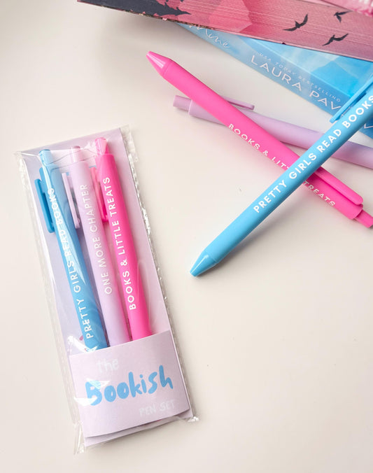 Bookish Jotter Pen Set