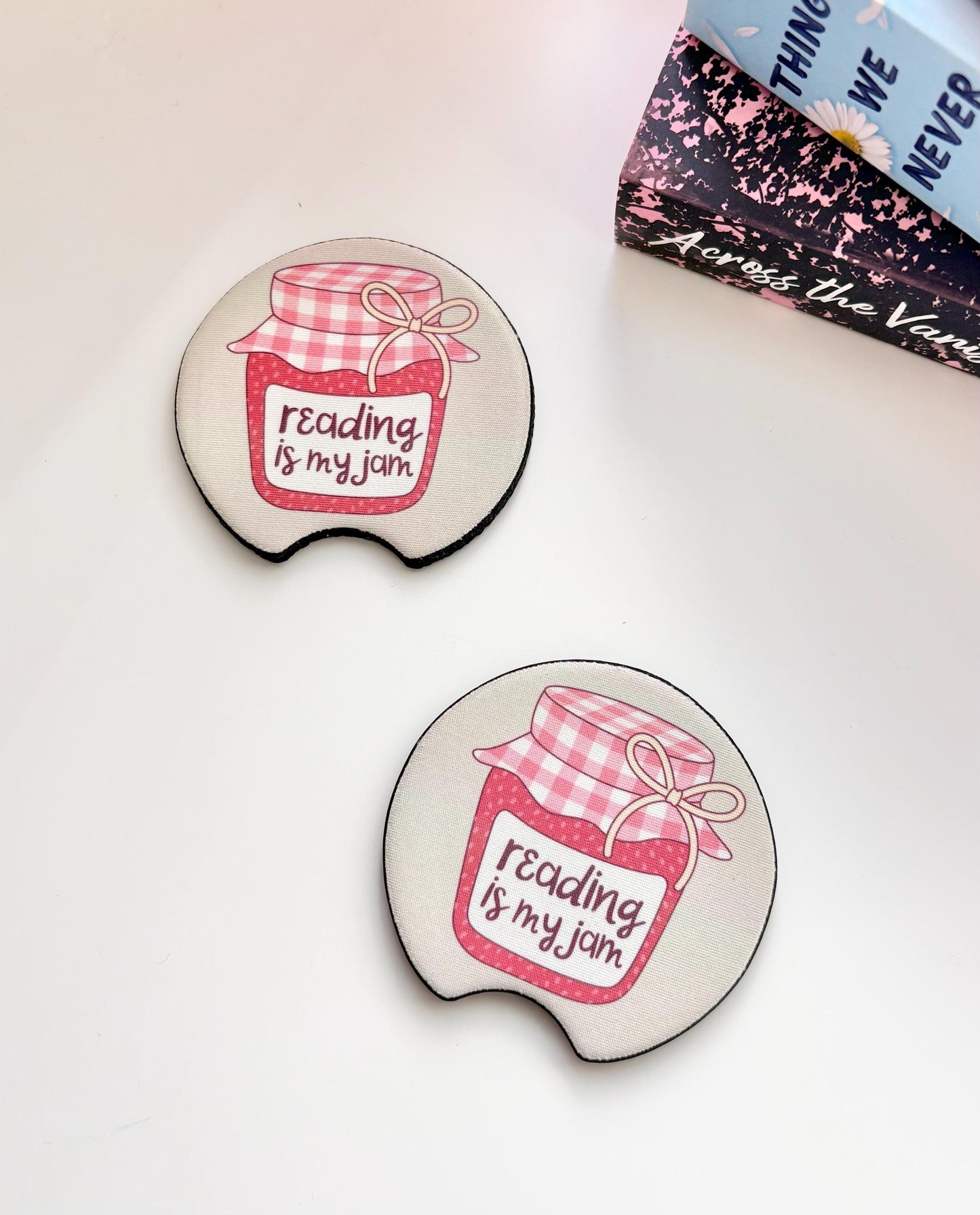 Bookish Car Coasters