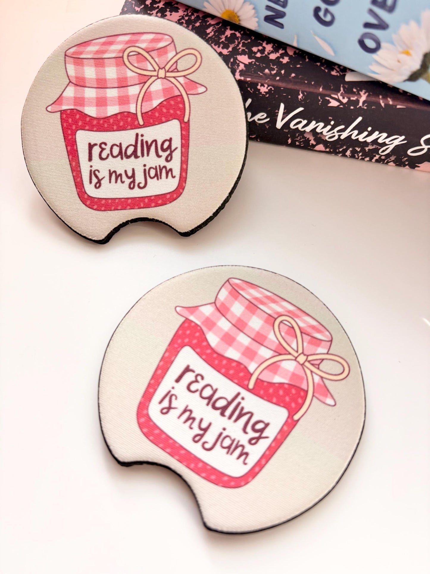 Bookish Car Coasters