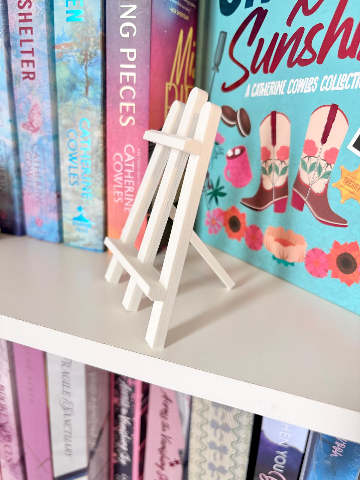 3D Printed Dark Romance Book Club Sign | Ticket Bookshelf Decor