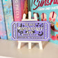 Romantasy book Club ticket sign