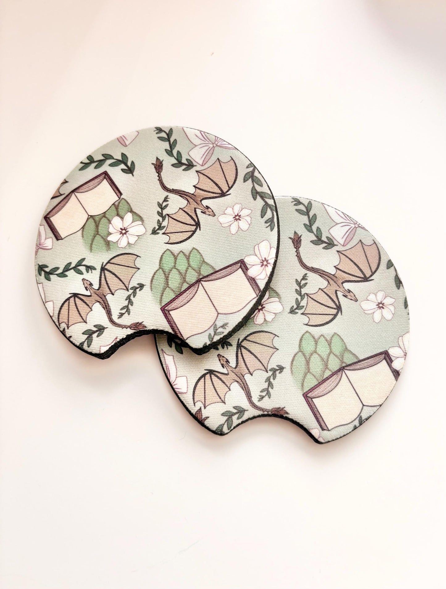 Bookish Car Coasters