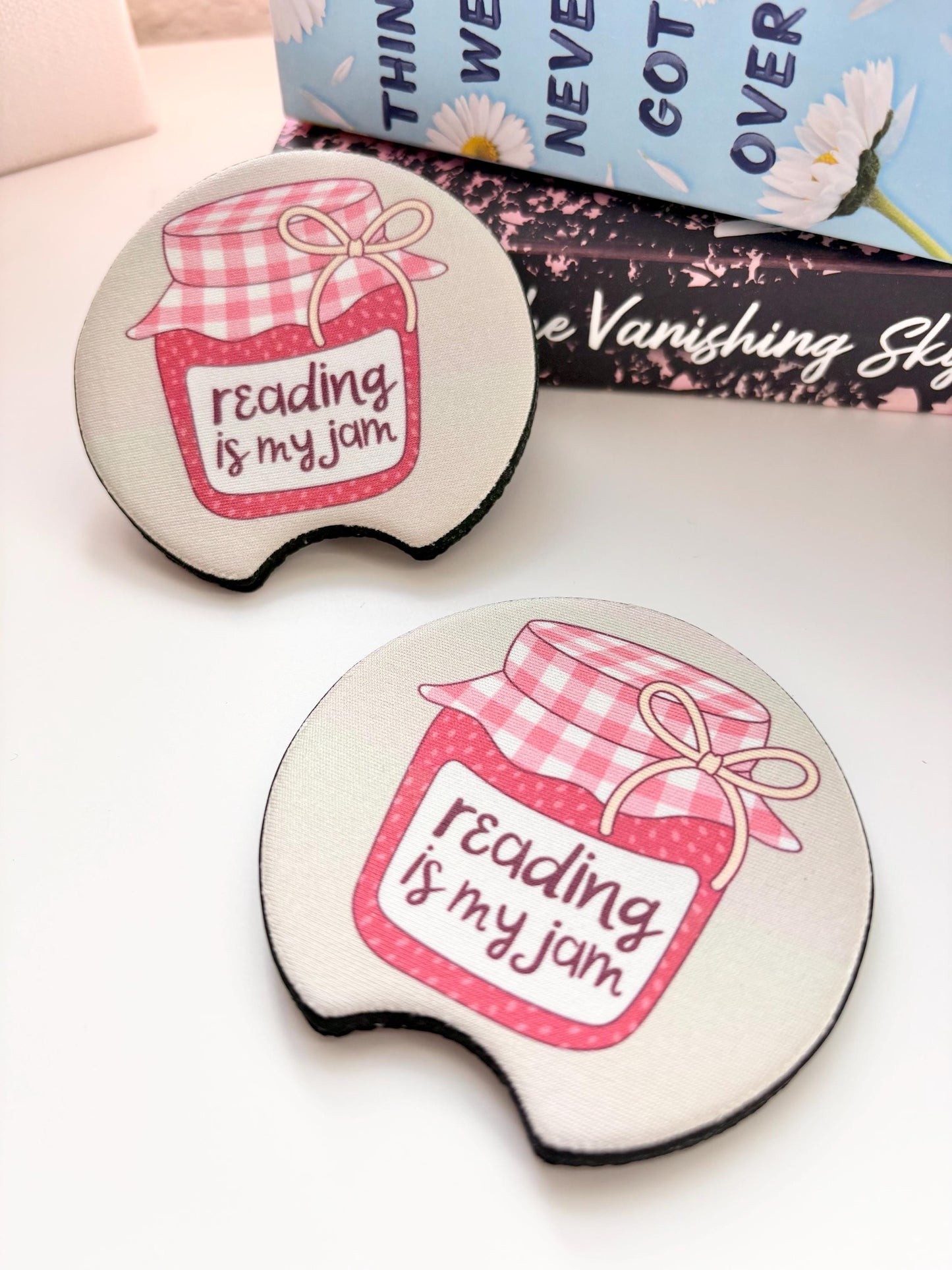 Bookish Car Coasters