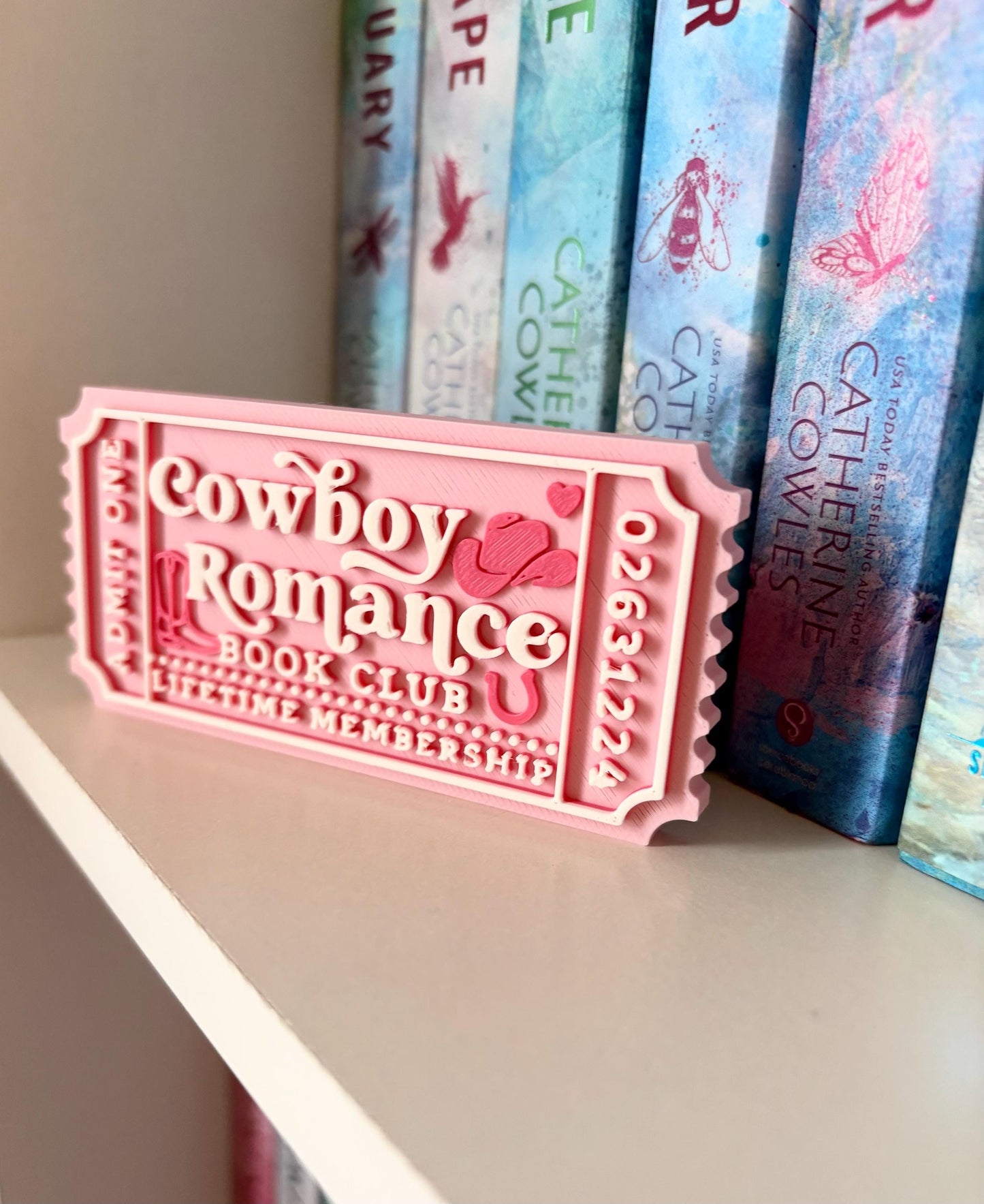 Cowboy Romance Book Club Sign