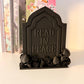 Skull Bookmark Holder | Read in peace | Book Decor Container | Dark Romance