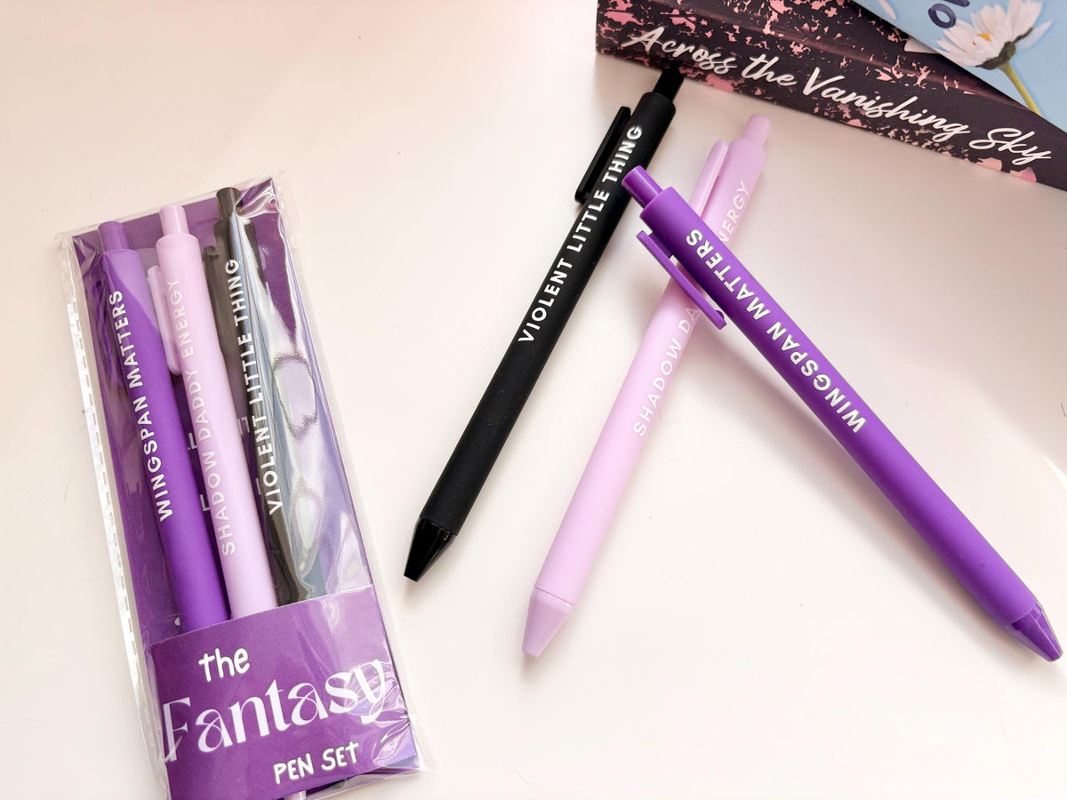 Bookish Jotter Pen Set | Fantasy Book Pens | Bookish Essentials