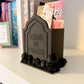 Skull Bookmark Holder | Read in peace | Book Decor Container | Dark Romance
