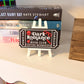 3D Printed Dark Romance Book Club Sign | Ticket Bookshelf Decor